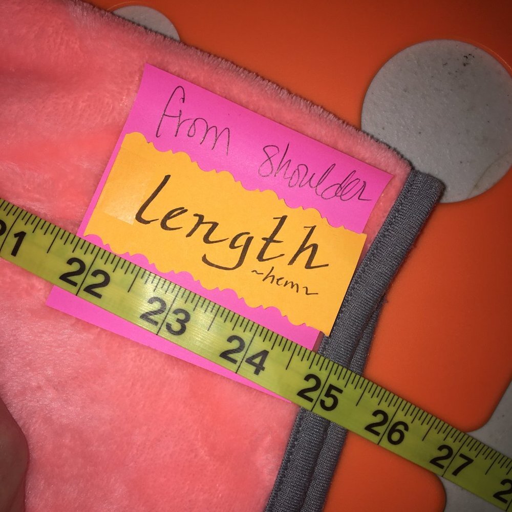 No Boundaries Fleece Sweatshirt Jacket Hoodie Peach/Pink with Gray trim Large - Picture 9 of 11